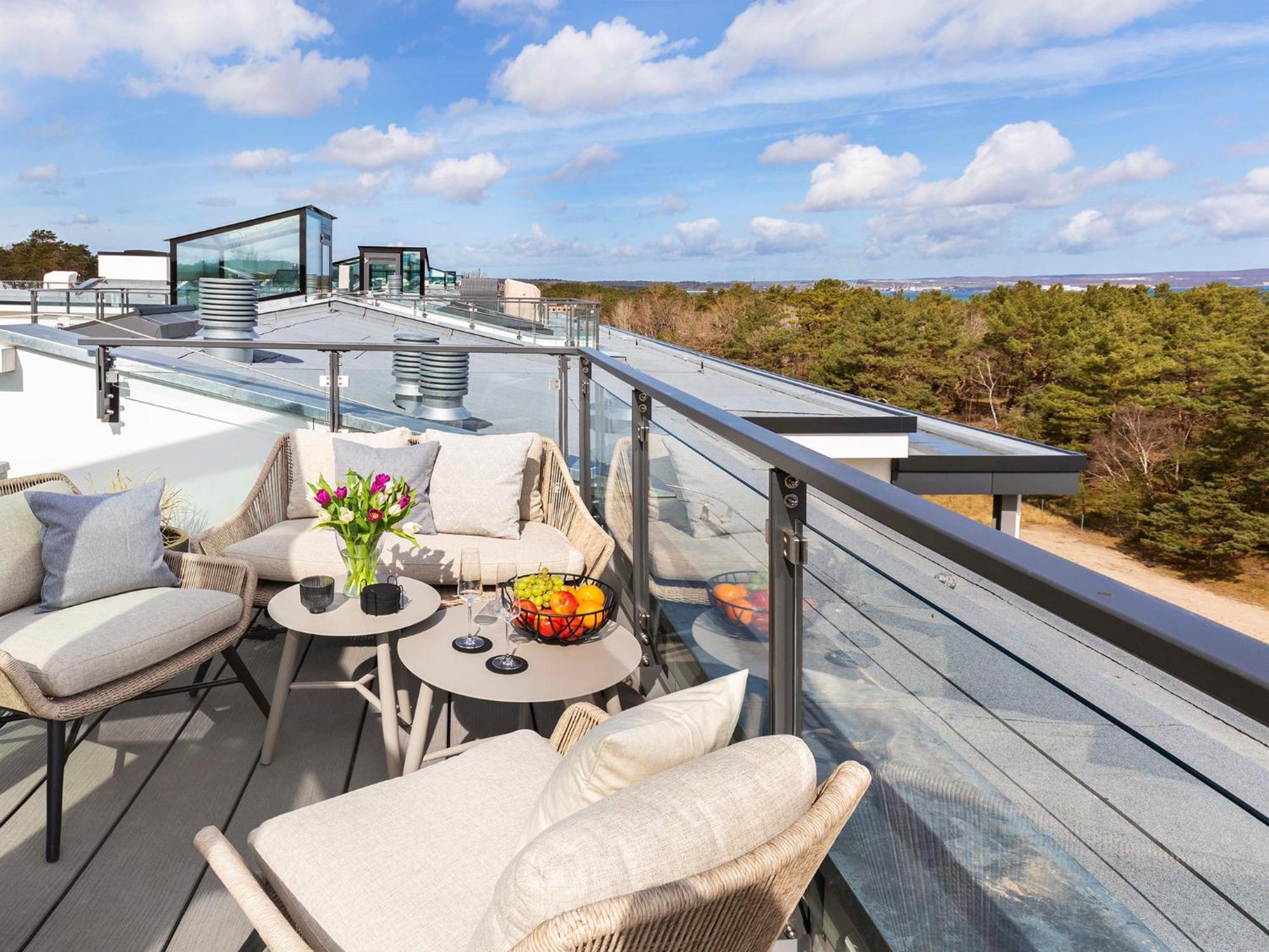 Fewo Prora - Deck54 Dachterrasse Binz Exterior foto